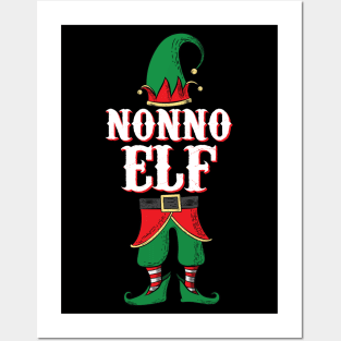 Nonno Elf - Italian Grandpa Family Christmas design Posters and Art